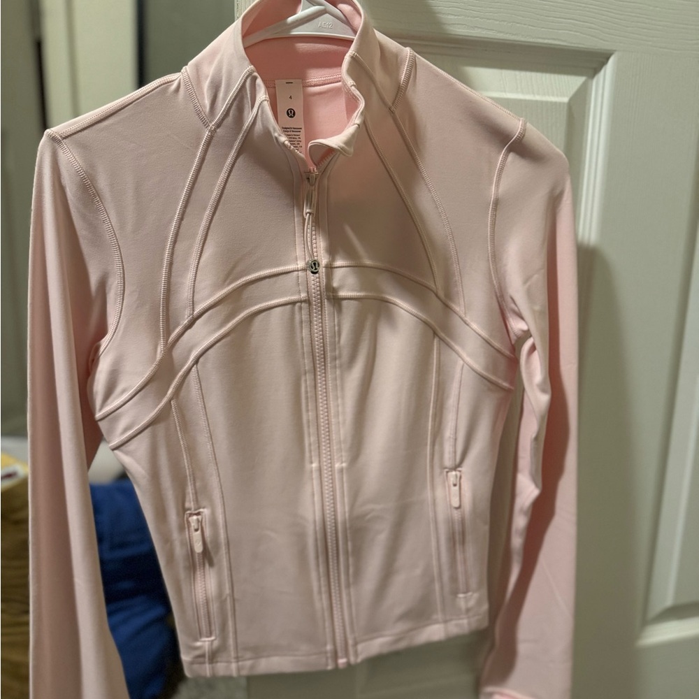 Lululemon Athletica Light Pink Bomber Jacket